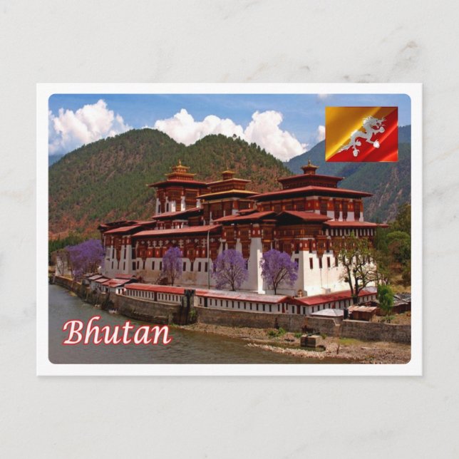 Bhutan - Punakha - Postkarte (Vorderseite)