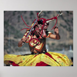Bhutan, Thimphu. Es gibt eine große Vielfalt an Poster