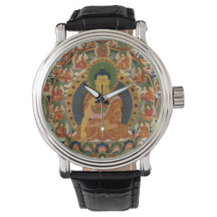 Bhutanese gemalte komplette Mandala Armbanduhr