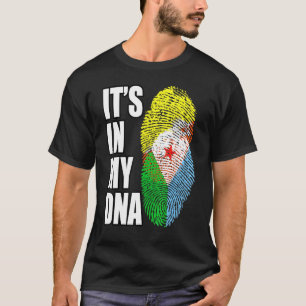 Bhutanesische und dschibutische DNA-Fahne T-Shirt