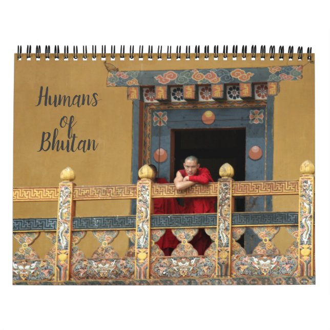 bhutanischer Mensch Kalender (Titelbild)
