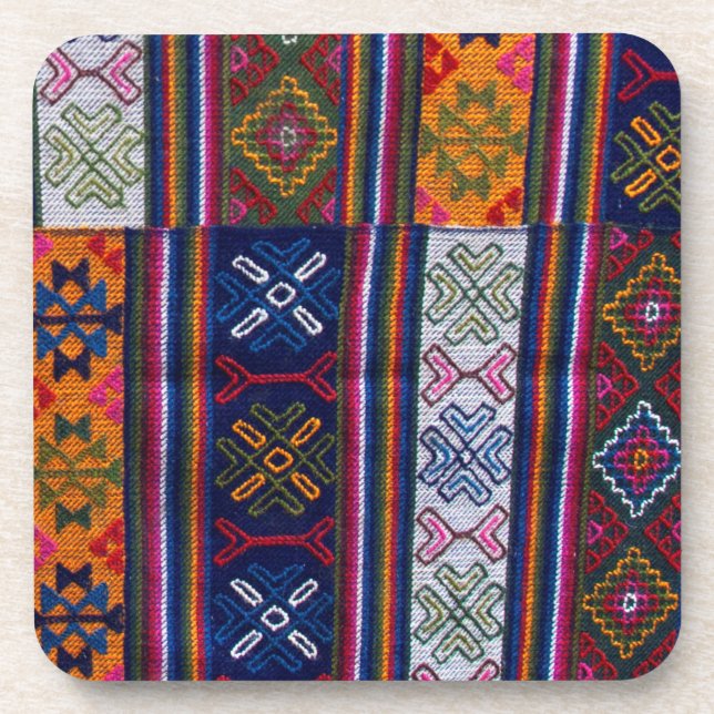 Bhutanischer Textil Untersetzer (Vorderseite)