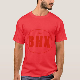 BHX Birmingham England Flughafen-Code 2 T-Shirt
