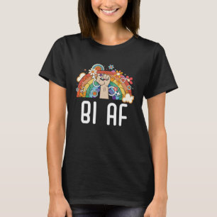 Bi AF Bisexual Rainbow Pride März Bisexualität LGB T-Shirt