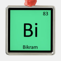 Bi - Bikram Yoga-Chemie-Periodensystem-Symbol