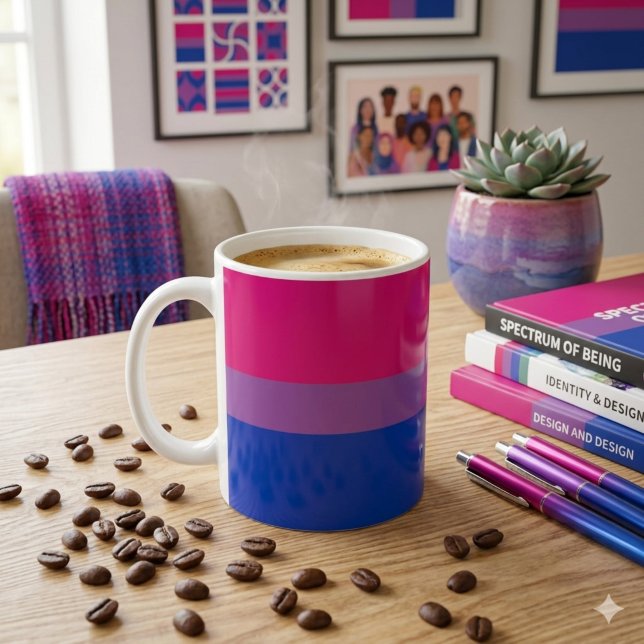 Bi: Bisexueller Stolz Kaffeetasse (Von Creator hochgeladen)