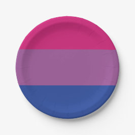 Bi Flag Pappteller