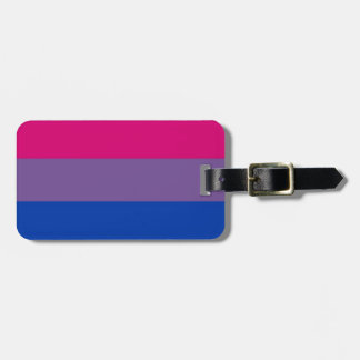 Bi-Flagge fliegt für bisexuellen Stolz Gepäckanhänger