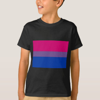 Bi-Flagge fliegt für bisexuellen Stolz T-Shirt