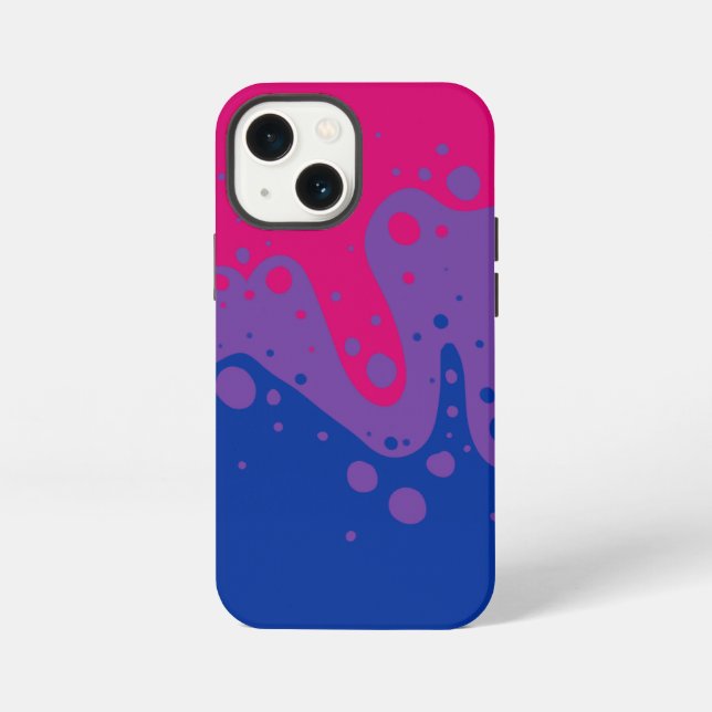 Bi Fluid Phone Case iPhone 13 Mini Hülle (Rückseite)