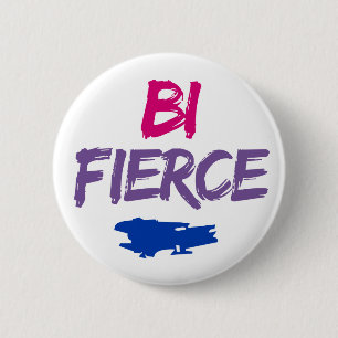Bi-heftiger bisexueller Stolz Button
