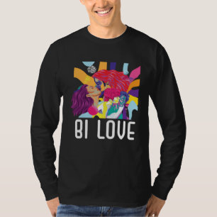 Bi Liebe Bisexueller Regenbogen Stolz Marsch Bisex T-Shirt