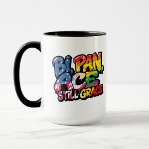 Bi Pan Ace Still Grace Shirt   Lustige LGBTQ Zitat Tasse