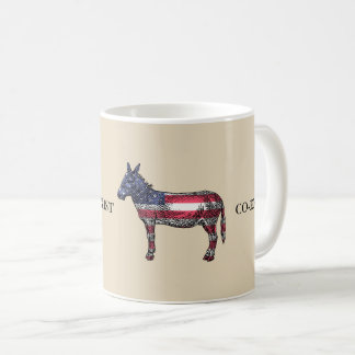 Bi-partisan, éléphant et âne cohabitent la tasse à