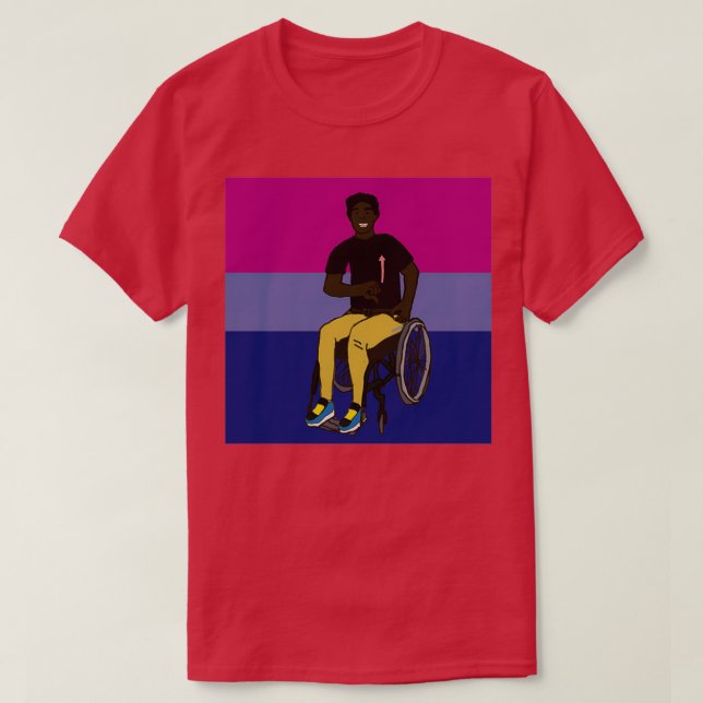 Bi Pride ASL T-Shirt (Design vorne)