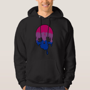 Bi Pride Driving Skull Hoodie