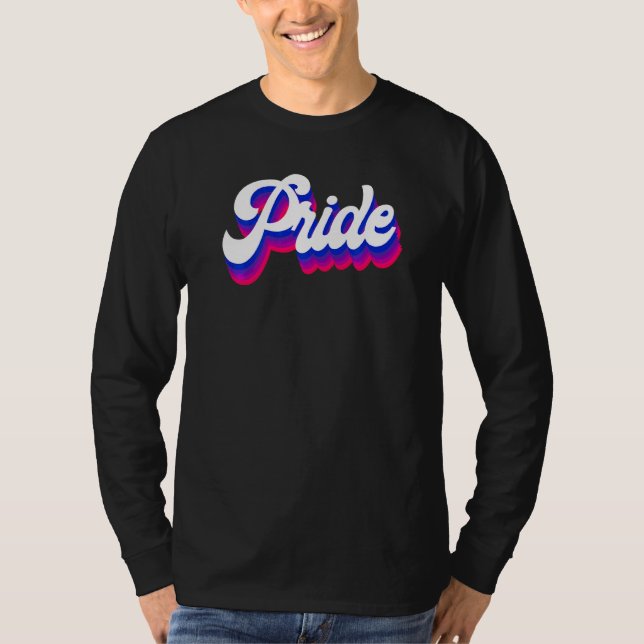 Bi-Pride-Flag T-Shirt (Vorderseite)
