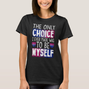 Bi Pride Proud Bisexual Bisexuelle Bisexualität Fl T-Shirt