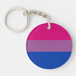 Bi+ Stolz-Flaggen-Acryl-Schlüsselanhänger Schlüsselanhänger