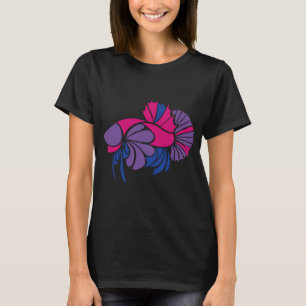 Bi Stolz Kampffisch T-Shirt