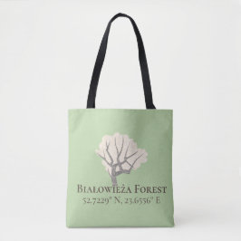 Białowieża Forest Latitude & Longitude Tasche