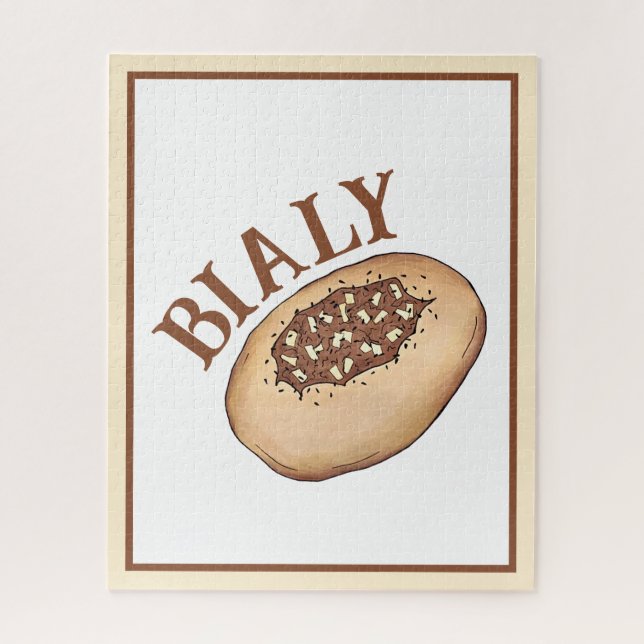 Bialy Jüdische Bäckereizwiebel Polen Polnisches Es (Vertikal)