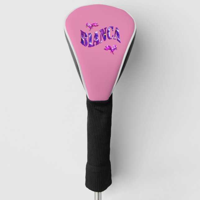 Bianca Blume Name, Golf Club Cover Golf Headcover (Vorderseite)