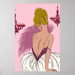 Bianca in Rosa - 24 x 36 Print Poster