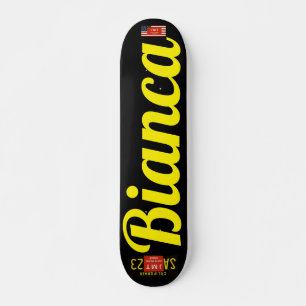 BIANCA Skateboard, 7¾ Zoll Deck Skateboard
