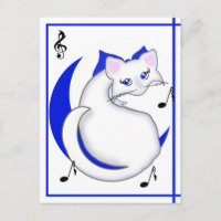 Bianca Toon Kitty chante la carte postale Blues