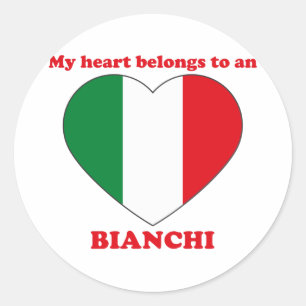 Bianchi Runder Aufkleber