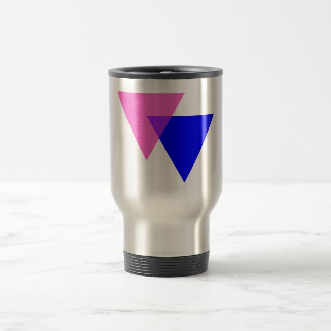 Biangles Bisexueller Stolz Reisebecher (Mittel)