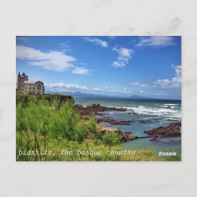 Biarritz, das Baskenland Postkarte (Rückseite)