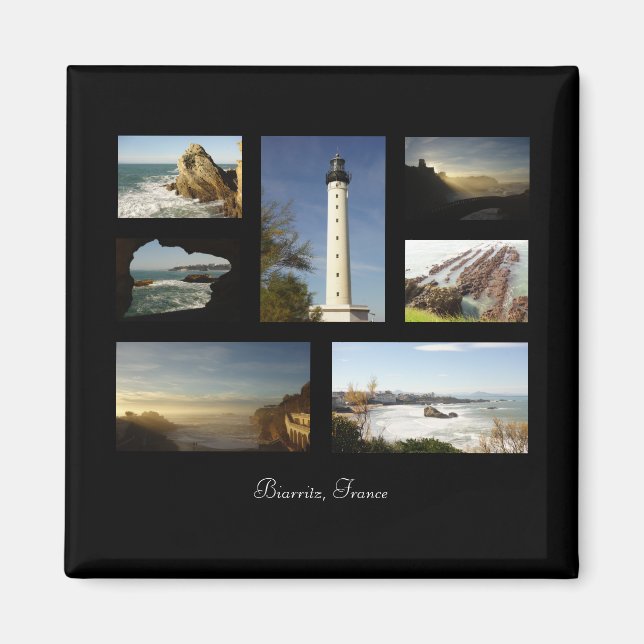 Biarritz France Magnet (Vorne)