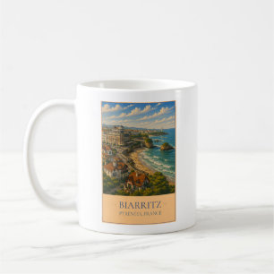 Biarritz, France – Vintage Travel Mug