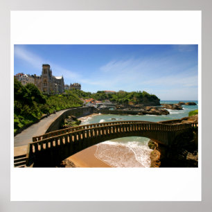Biarritz-le-vieux-Port Poster