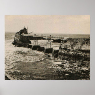 Biarritz Pont et Rocher Poster