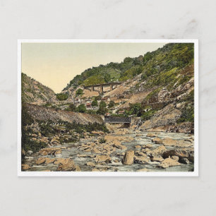 Biaschina, St. Gotthard-Bahn, Schweiz Postkarte