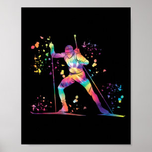 Biathlete Nordic Ski Biathlon 11 Poster