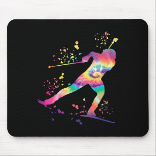 Biathlete Nordic Ski Biathlon 15 Mousepad