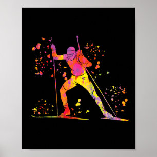 Biathlete Nordic Ski Biathlon 5 Poster