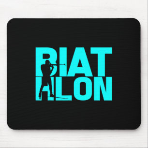 Biathlon Biathlete Skifahren für Männer Frauen K Mousepad