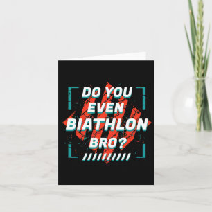 Biathlon Bro Funny Sports Spaß Games Karte