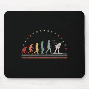 Biathlon Evolution Retro Skigebiet Mousepad