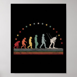 Biathlon Evolution Retro Skigebiet Poster