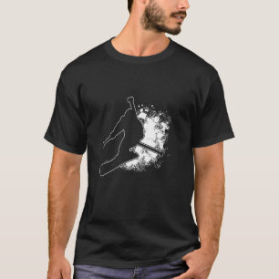 Biathlon Farbenfrohe Wintersportarten Schnee Biath T-Shirt