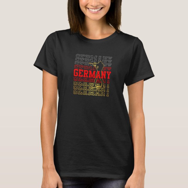 Biathlon Germany Germany winter sports  T-Shirt (Vorderseite)