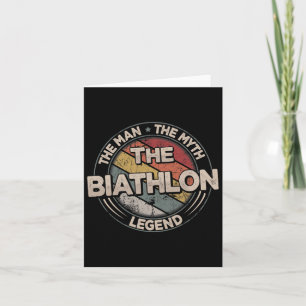 Biathlon Legend Retro Ski Biathlon Karte