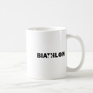 Biathlon Lustiger Biathlet Schieß Ski Ziel Sp Kaffeetasse