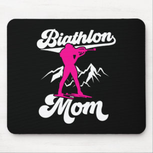 Biathlon Mama Sportaktivitäten Biathlon Biathlete Mousepad